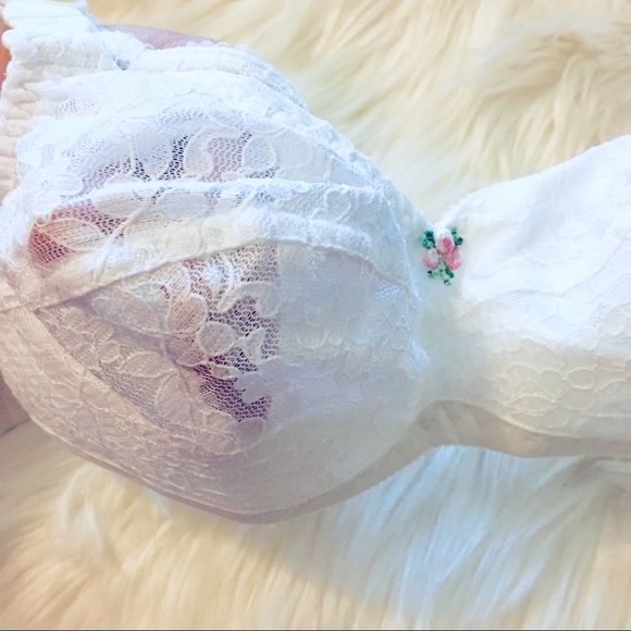 NWOT Jeunique Wire-Free Bra White - Picture 2 of 8